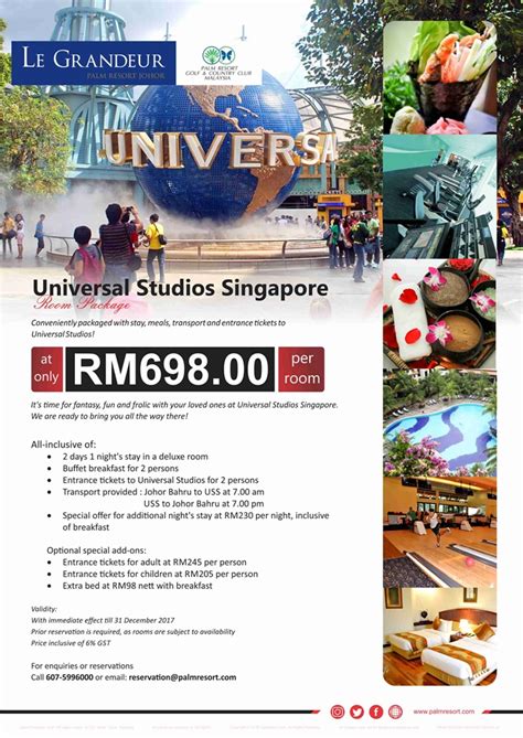 Get special prices for universal studios singapore only with kkday! Universal Studio Singapore Room Package | Palm Resort