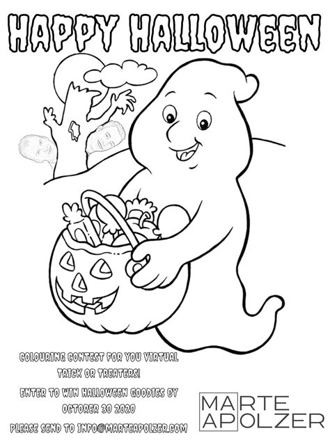 Halloween Coloring Contest Printable Coloring Pages