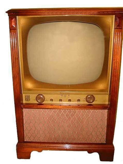 Image of an old retro vintage and classic tv console set from the 1950 s. 1961 Magnavox TV | Television Old Time Retro | Pinterest ...