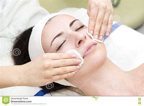Process Of Massage And Facials Stock Image Image Of Mask Energy 71923473