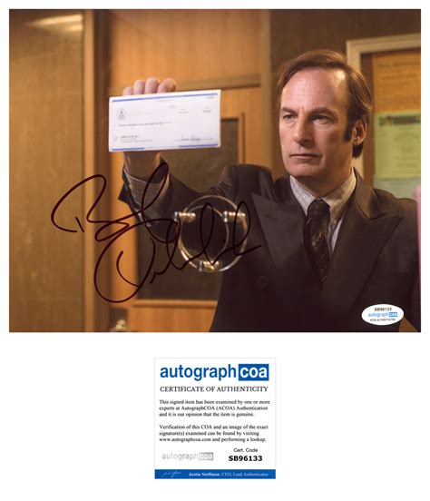 Bob Odenkirk Better Call Saul Signed Autograph 8x10 Photo Acoa Outlaw