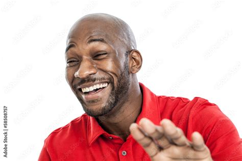 Black Man Laughing Portrait Stock Photo Adobe Stock