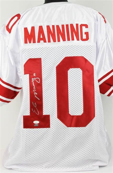 Lot Detail Eli Manning Signed Ny Giants Pro Style Jersey Jsa
