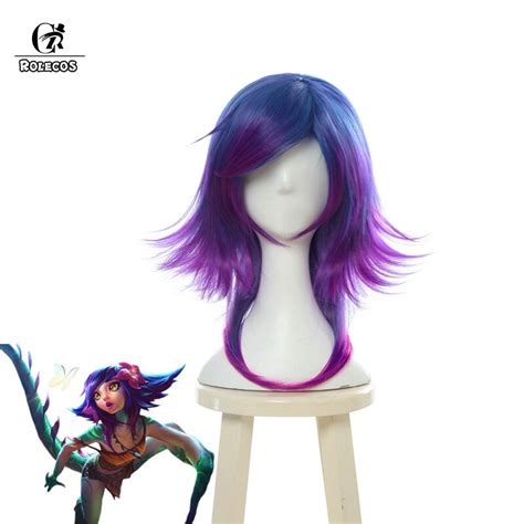 Rolecos Lol Neeko Cosplay Headwear The Curious Camaleon Game Cosplay New Character Mix Color