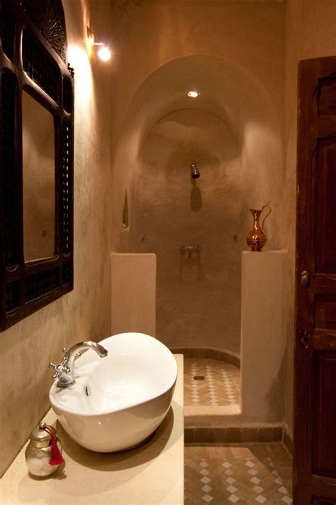 12 photos of the salle de bain tadelakt. Bathrooms in oriental style purified version #bathrooms # ...