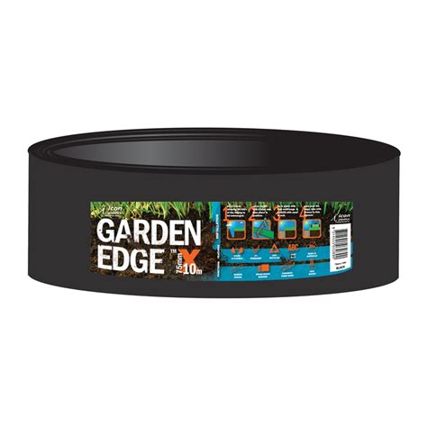 Merbau timber is an extremely durable, long lasting, tannin rich hardwood. Icon Plastics Garden Edging Black | Bunnings Warehouse