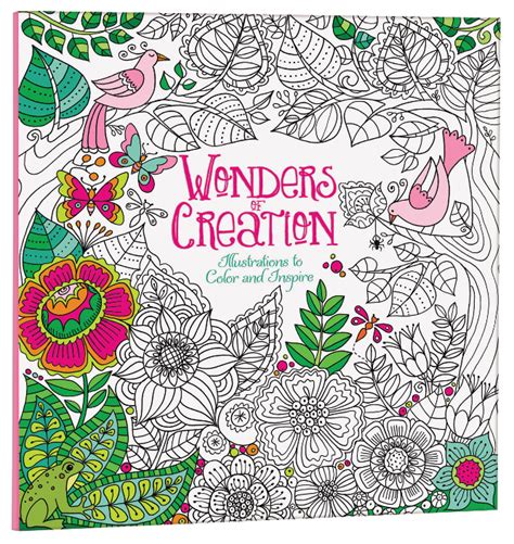 Wonders Of Creation Adult Coloring Books Series Koorong