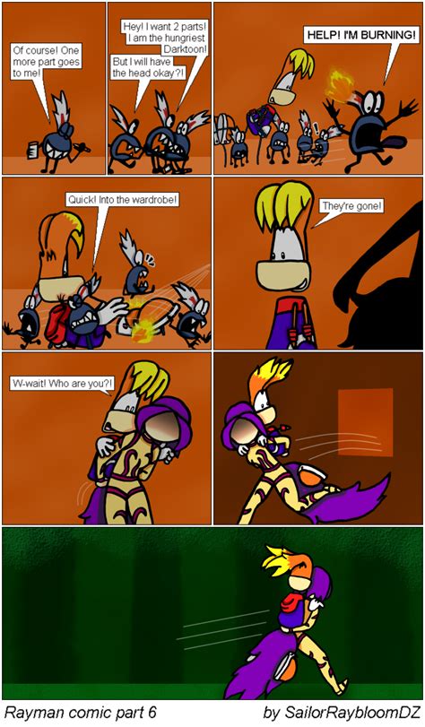 When rayman, globox, and the teensies discover a mysterious tent fill. Rayman comic 9 - part 6 by SailorRaybloomDZ on DeviantArt