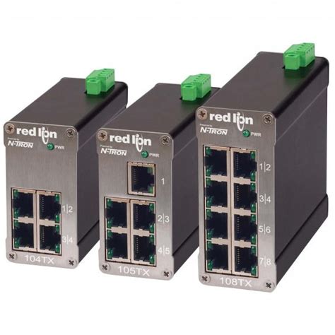 N Tron Red Lion Industrial Ethernet Switches Control Components