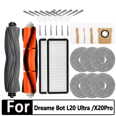 Dreame Bot L20 Ultra X20 Pro Accessories Main Side Brush Hepa Filter