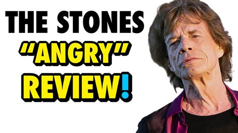 The Rolling Stones “angry” Review 🔥 Youtube
