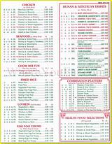 Photos of Number One Chinese Restaurant Menu