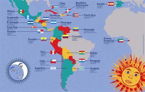 Los 21 Países De Habla Hispana