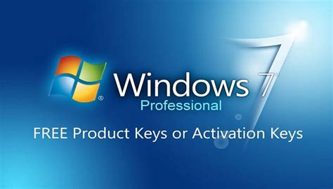 Windows 7 Product Keys Free Activation Working 3264 Bit Os Free