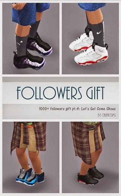 Sims 4 cc shoes • custom content downloads. My Sims 3 Blog: Jordan 6 and Foamposites for Toddlers ...
