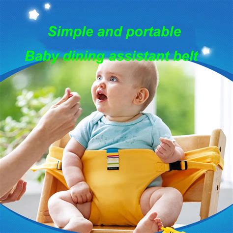 Buy Portable Baby Chair Belt Foldable Washable Infant