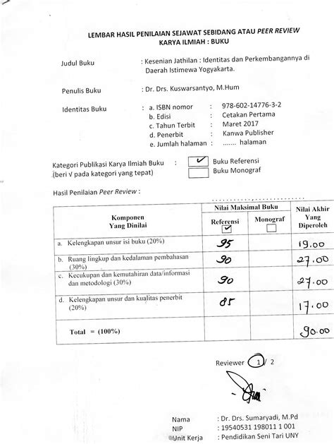 Format Penilaian Tari Guru Paud Riset