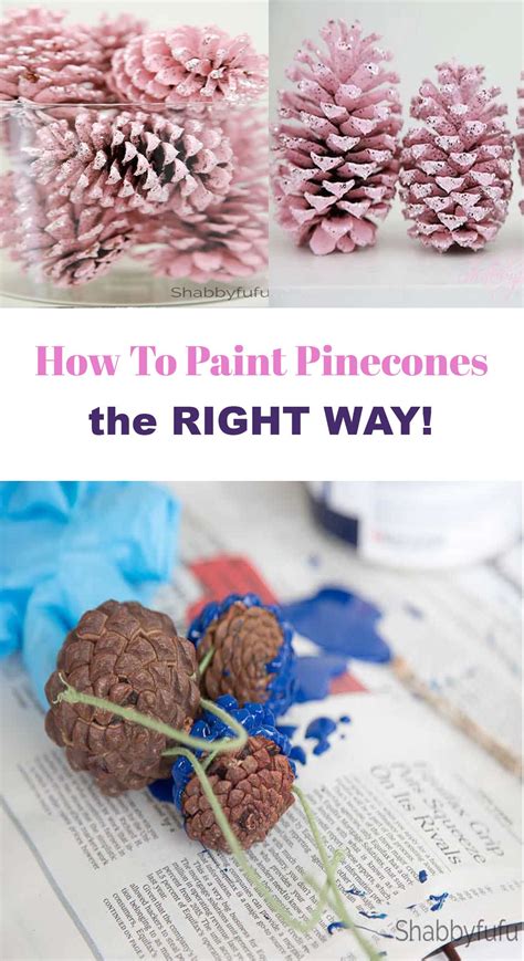 Secrets To Painting Pinecones For Christmas The Right Way Painted