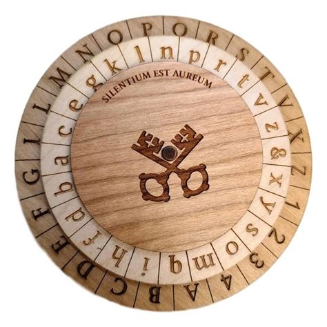 Alberti Cipher Disk Encryption Device From 15th Century Etsy In 2021