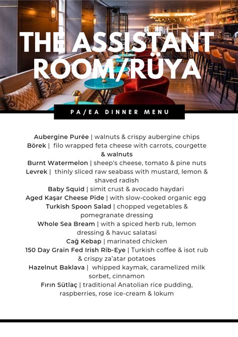 Review Ruya London Mayfair The Assistant Room