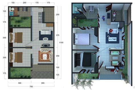 Alasannya adalah anda harus memberikan area bebas untuk menuju tangga rumah. Contoh Gambar Denah Ruangan Rumah Sederhana - Informasi ...