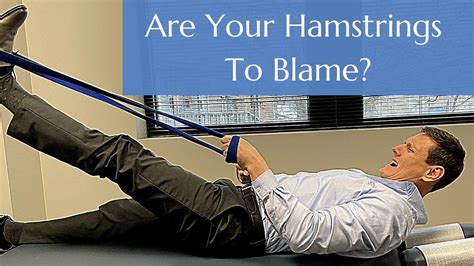 Do Tight Hamstrings Cause Low Back Pain Youtube