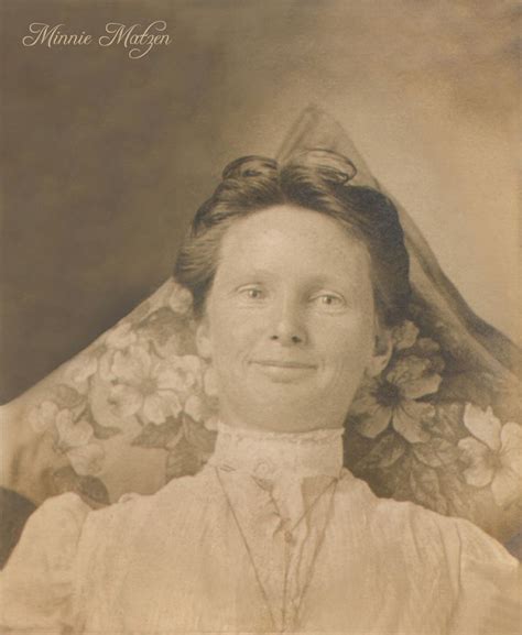 Great Grandmother Minnie Sophia Sievertsen Was Born On 16 May 1878 On