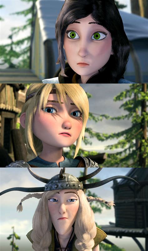 Heather Astrid And Ruffnut Rtte Httyd 3 Httyd Dragons Dreamworks