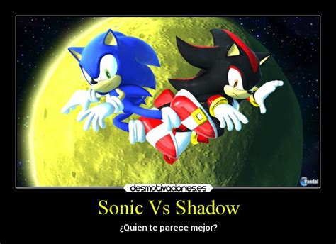 Sonic Vs Shadow Desmotivaciones