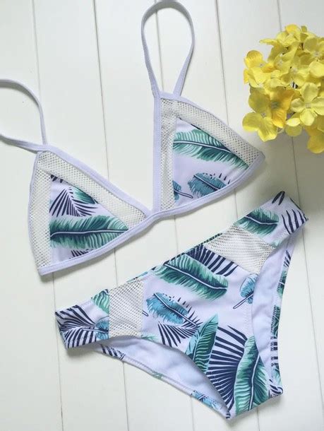 Swimwear Palm Tree Print Palm Tree Palm Tree Bikini Bikini Wheretoget