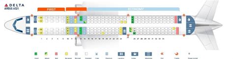 Delta Airbus A321 Seating Chart