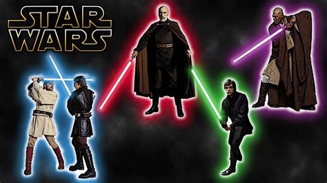 Different Lightsaber Combat Forms Canon Star Wars Explained Youtube