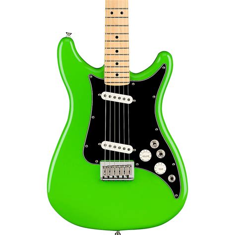 Fender Player Lead Ii Maple Fingerboard Electric Guitar Neon Green Woodwind Brasswind