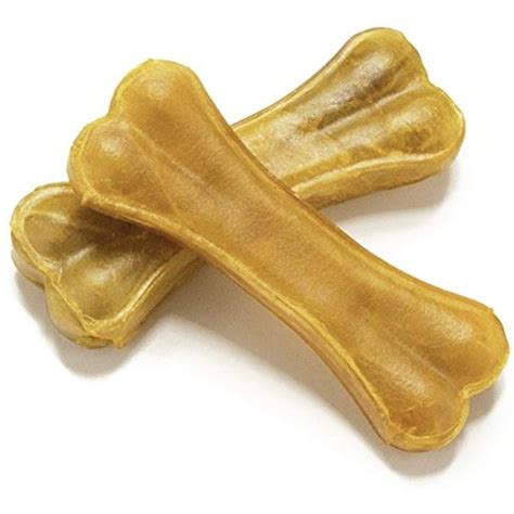 Raw Paws Pet Premium 4 Inch Compressed Rawhide Bones For Dogs 20 Count