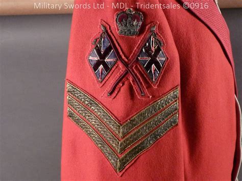 Highland Light Infantry Colour Sergeants Red Tunic And Accessories