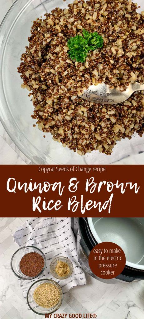Brown Rice And Quinoa Recipe My Crazy Good Life