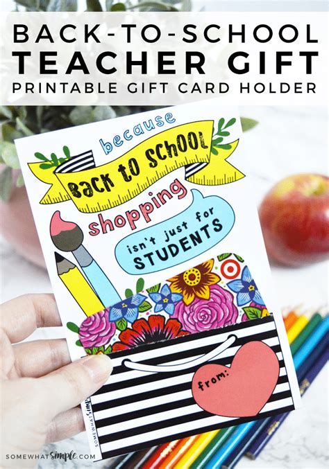 Teacher Ts Back To School T Card Printable