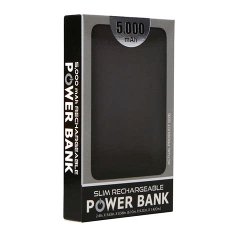 Slim Rechargeable 5000mah Power Bank Five Below Let Go And Have Fun