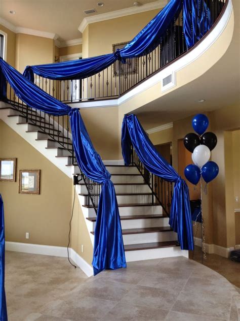 How to build an ada railing for a ramp. diy Wedding Crafts: Fabric Draped Staircase Banister Idea ...