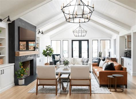 Modern Farmhouse Living Room Ideas For Renovation Archute Urban Industrial Designinte Com