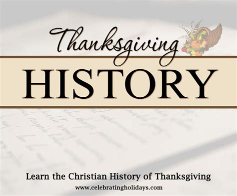 Thanksgiving History Celebrating Holidays