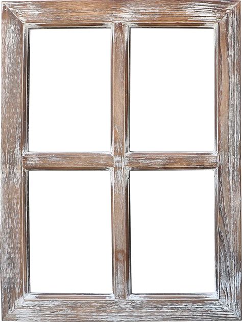 Barnyard Designs Rustic Barn Wood Window Frame Decorative Country