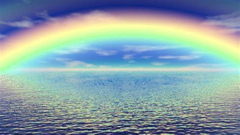 Rainbow Over Water 2 Rainbow Sky Rainbow Photography Rainbow Pictures