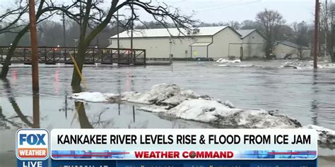 Ice Jam Triggers Flood Warnings Along Illinois Kankakee River Latest