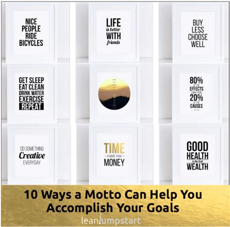 Famous Mottos 10 Ways Short Life Quotes Can Help You Accomplish Your Goals