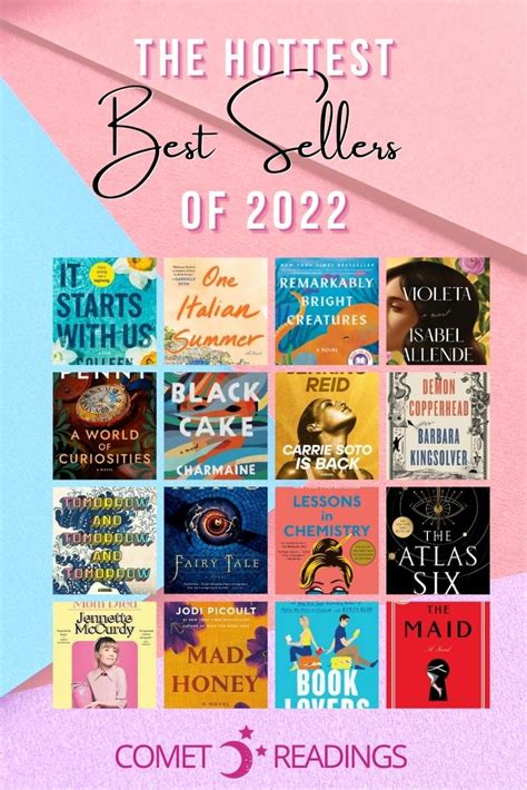 Top 25 Best Seller Books Of 2022 Comet Readings