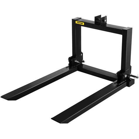 Vevor 3 Point Hitch Pallet Fork 2000lbs Fork Attachment For Category 1