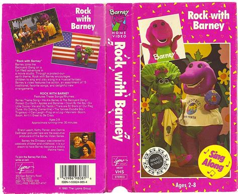 Rock With Barney Vhs