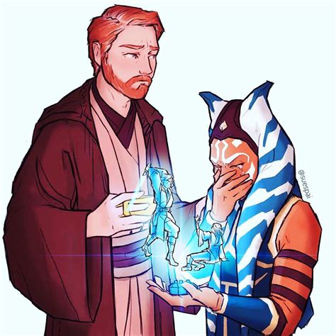 Obi Wan And Ahsoka By Suespai Imaginaryjedi