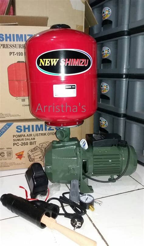 Tersedia untuk pompa sumur yang dangkal juga untuk yang sumur. Jual Pompa Air Shimizu PC 260 BIT. KHUSUS GOJEK di lapak ...